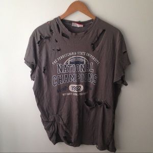 Vintage distressed Penn State game day tshirt PSU